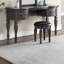 Rubber Wood Vanity Set With Stool-1907423096