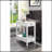 Byzad White Finish Accent Table W/USB