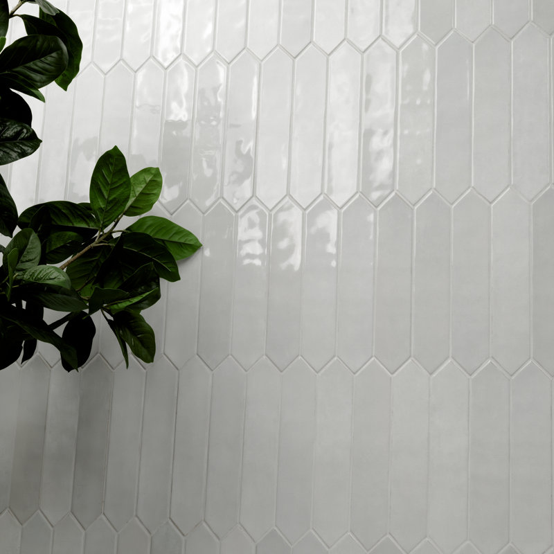 MSI Renzo Glossy Ceramic Picket Wall Tile, Sky