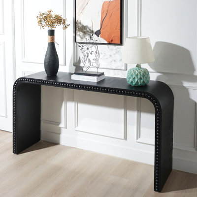 Console en bois noir 59 "