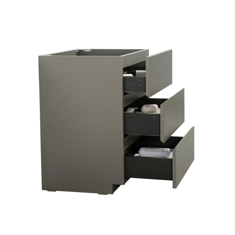 Commode d'appoint Hydiyah, Gris