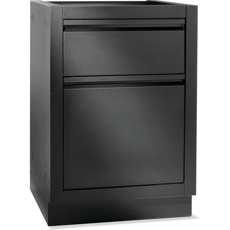 Armoire à déchets OASIS®, noir mat