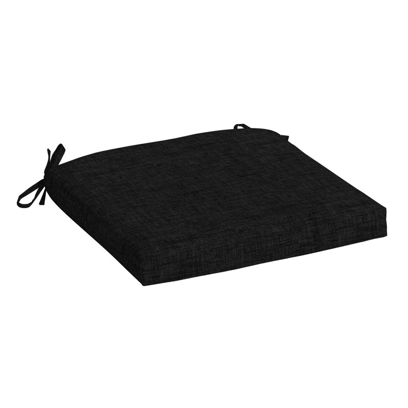 ARDEN Outdoor Seat Cushion, 2.5" H x 19" W x 18" D, Black