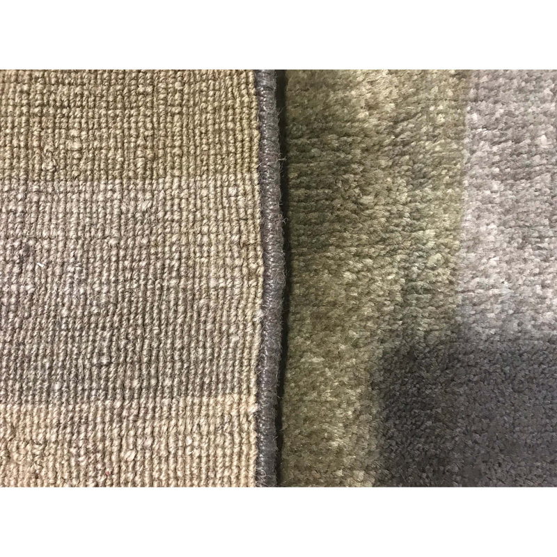 Striped Area Rug in Gray