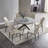 Cappelletti Round Steel Pedestal Dining Table Set-810087414-867550716
