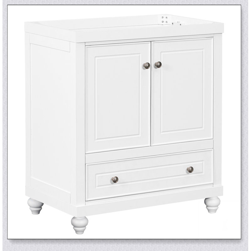 Base de meuble-lavabo 30 po avec portes et tiroir