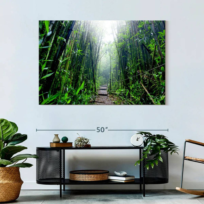 Alvord Ascension Island Bamboo Forest, 32" H x 48" W