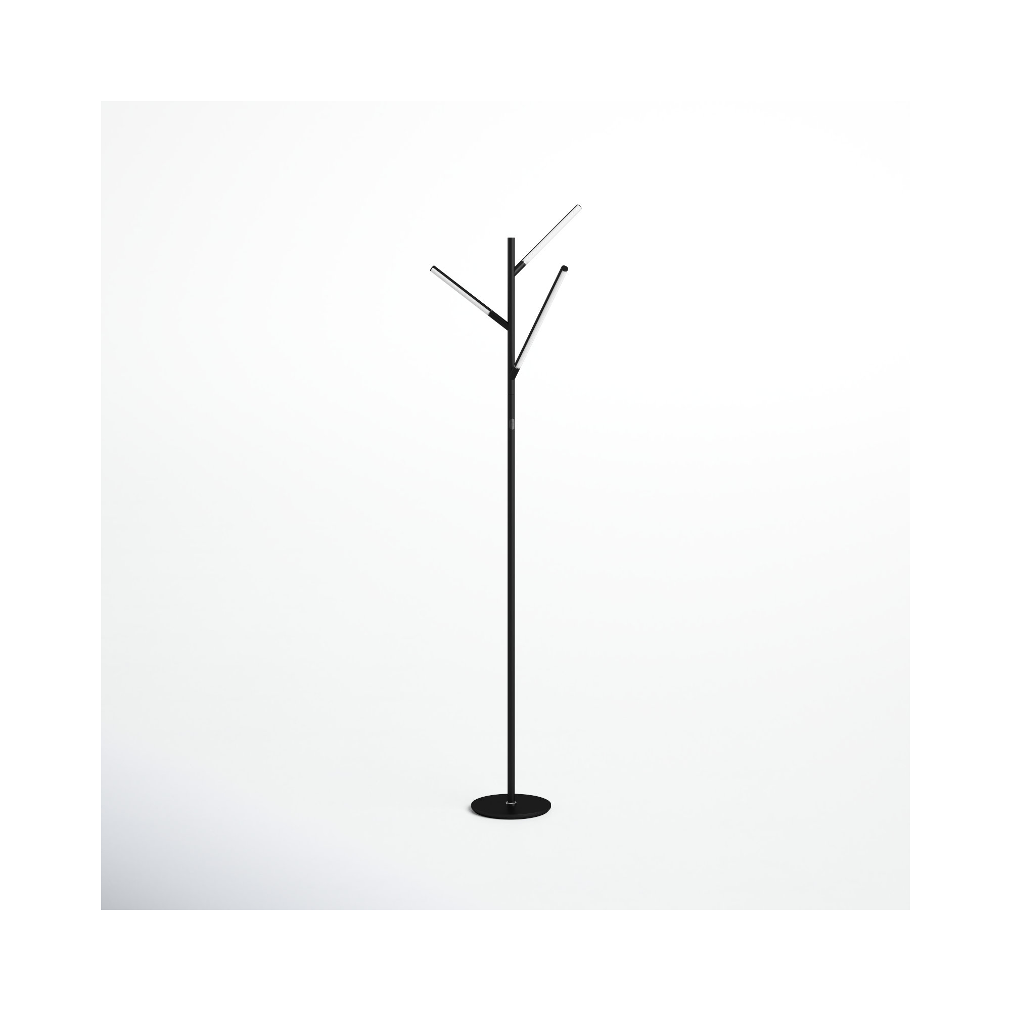 Rivera 74.5'' Dimmable Floor Lamp, Black