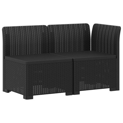 117 cm W Patio Sofa