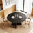 Wooden Round Dining Table Farmhouse Kitchen Dinner Table for 4-1638403618