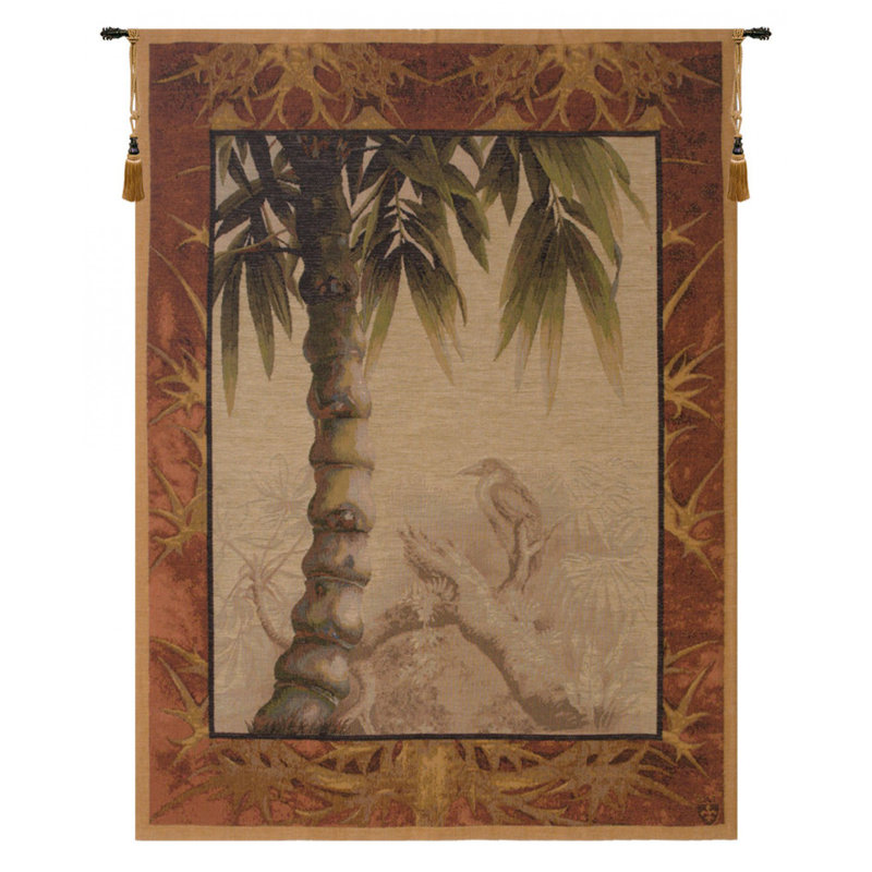 Loom Woven Cotton Blend Wall Hanging, 40" H x 30" W x 0.1" D