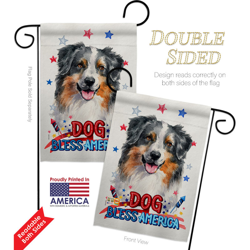 Drapeau de jardin Patriotic, H 18,5 po x l 13 po