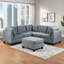 Chaise sans accoudoirs en tissu 1pc-182798589