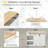 Kitchen Island With Foldable Counter Top, Kitchen Storage Cart With Slide-Out Shelf, Towel Rack And Drawer, Rolling Kitchen Cart On Wheels, For Kitchen, Living Room, Dining Room-330206986