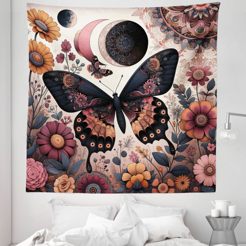 Tapisserie en microfibre, H 88 po x l 88 po