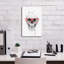 «Skull With Red Glasses» par Balazs Solti, art mural sur toile-101511461