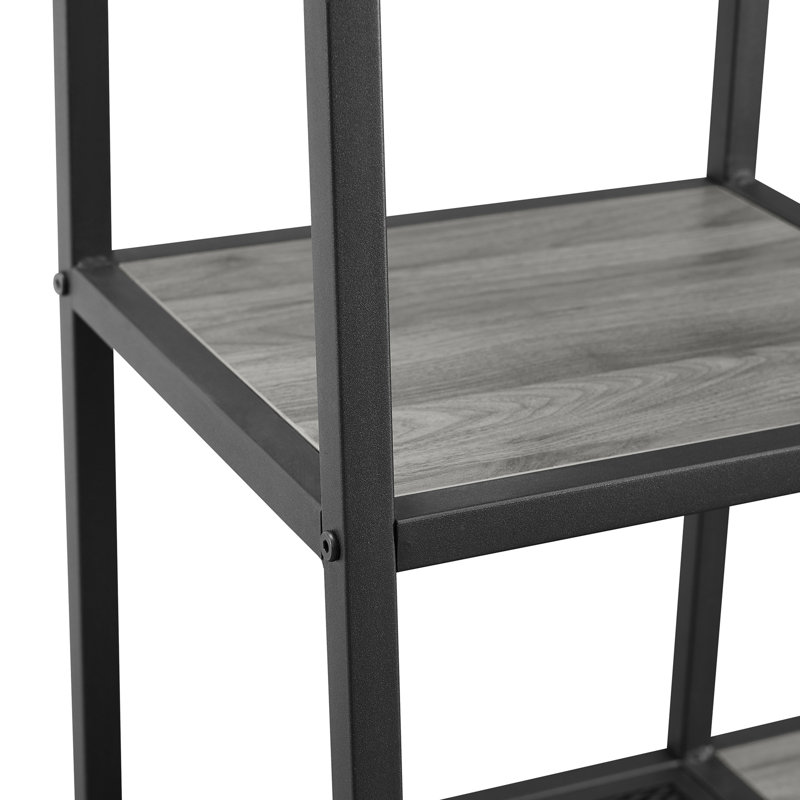 Portemanteau avec rangement pour chaussures Ennassim, Gris ardoise