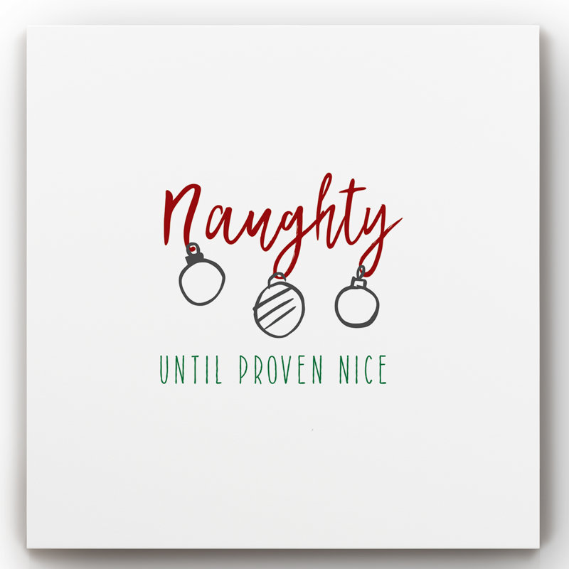 « naughty », peinture, H 40 po x l 40 po x P 1 po, Toile tendue