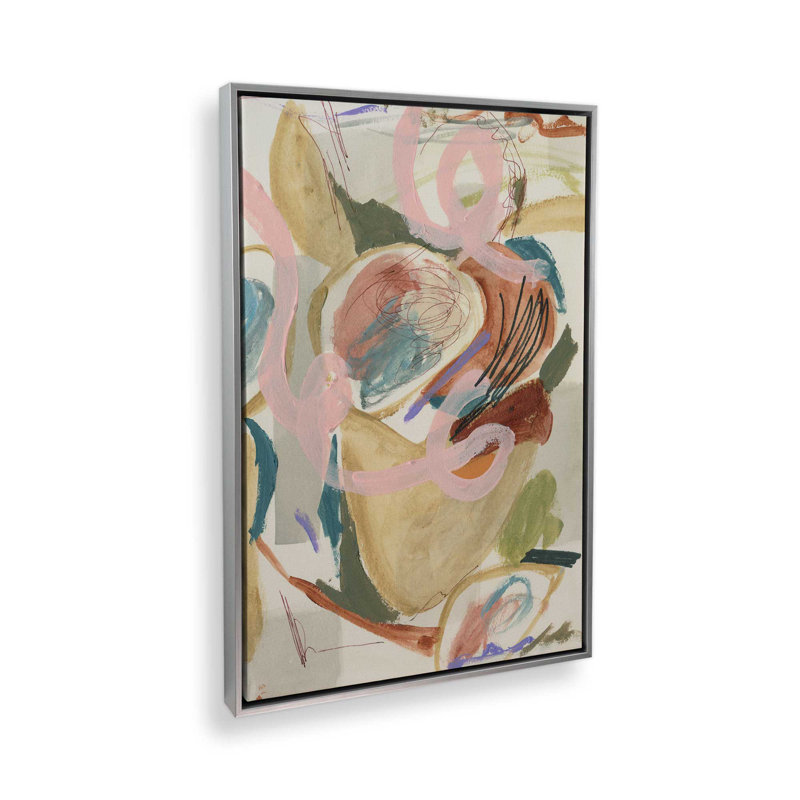 «Unraveled Pulse II» par Melissa Wang, reproduction d'art, H 24 po x l 18 po, «Floater», reproduction encadrée sans passe-par