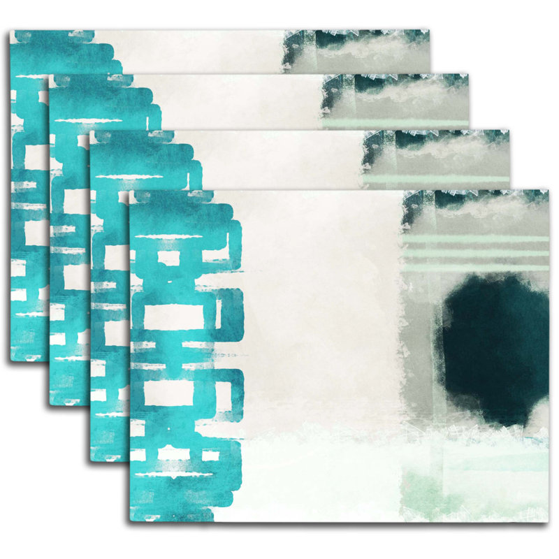 Napperon abstrait en polyester