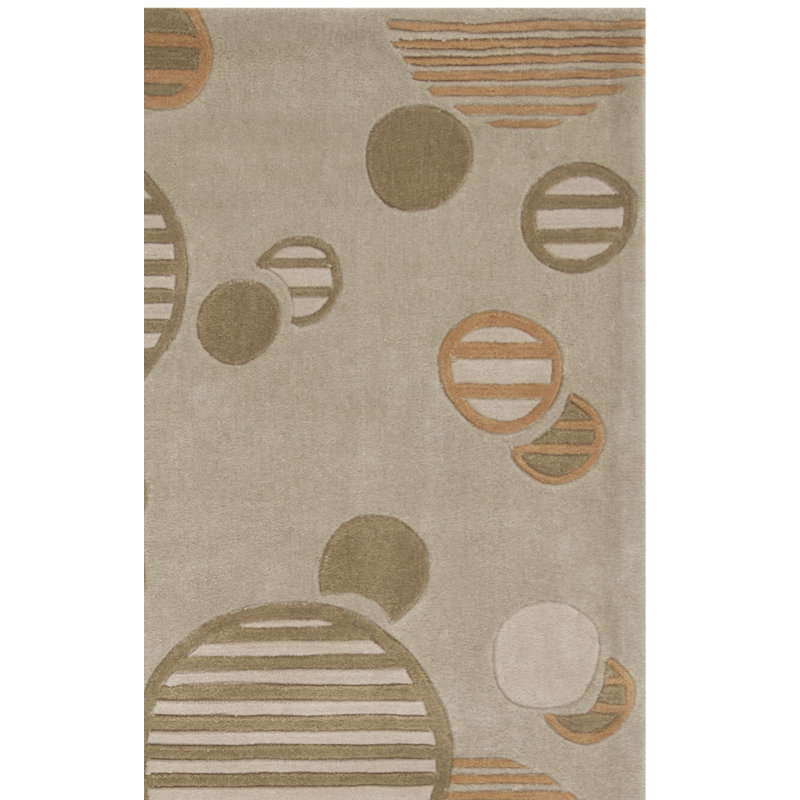 Rogelio Modern Art Hand Tufted Performance Geometric Rug, Runner 2'3" x 8'