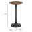 Auray Bar Height 23.8" Pedestal Dining Table-535402708-478205923