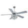Jio 52" 5 - Blade Glamorous Crystal Reversible Ceiling Fan with Lights and Remote, 6 Speed Ceiling Fan