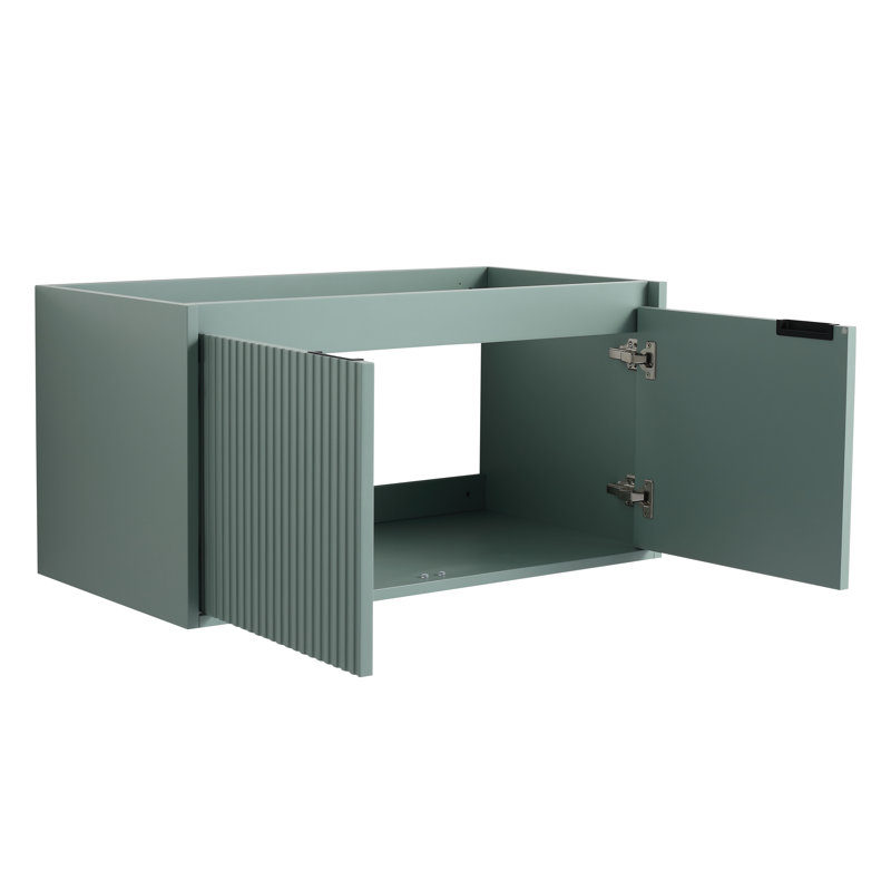 Base de meuble-lavabo à porte à fermeture en douceur 36 po Victor
