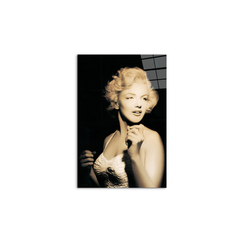 "Homage to Marilyn 12" by Studio 53×79.5 cm CrystalArt Acrylic Glass Effect, Lightweight Ready to Hang