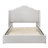 Evonna Upholstered Wingback Bed