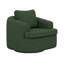 Fauteuil d'appoint pivotant à 360 ° avec coussins double couche-118805326