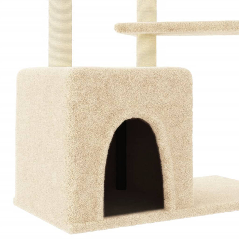 107.5cm H Cat Tree, Cream