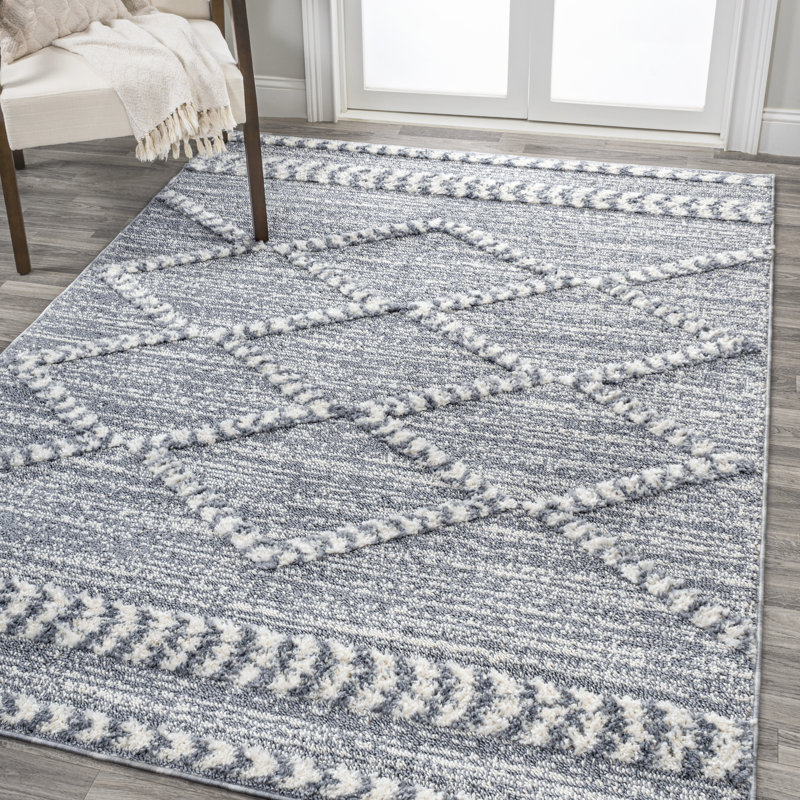 Tapis gris / crème Dardanelle, Rectangle 3 pi 11 po x 6 pi