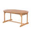 Creekmore 8 - Person Acacia Wood Patio Dining Set with Extendable Oval Table , Cushions Included-128621323-128621326