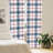 Plaid Semi-Sheer Rod Pocket Curtain Panels-45232776