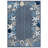 Coastal Border Navy/Ivory Indoor/Outdoor High-Low Area Rug-726824790-726824791