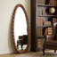 Miroirs ovales en bois manufacturé-1491899309