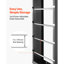 Porte-bobine de fil métallique, 4 tiges réglables, support de bobine de fil d'acier laminé à froid fixé au mur pour multi-bobines, rangement de câblage, distributeur de câbles d'une capacité de 150 lb, pour un usage industriel électrique au détail