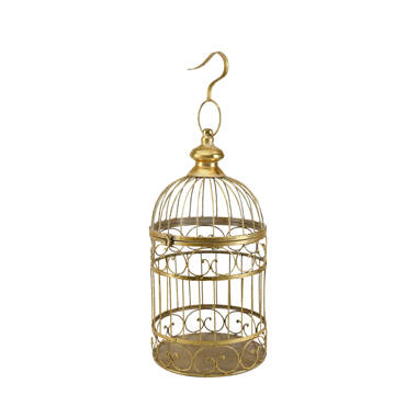 Hanging Bird Cage - Decorative Bird Cage - Antique Bird Cage