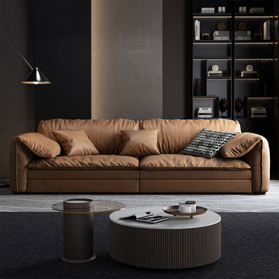 Coussin modulaire orange en polyester
