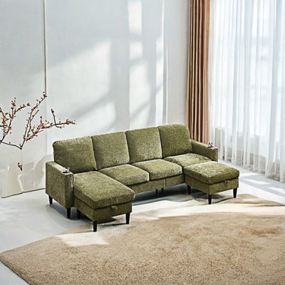 Canapé modulaire confortable 4 places