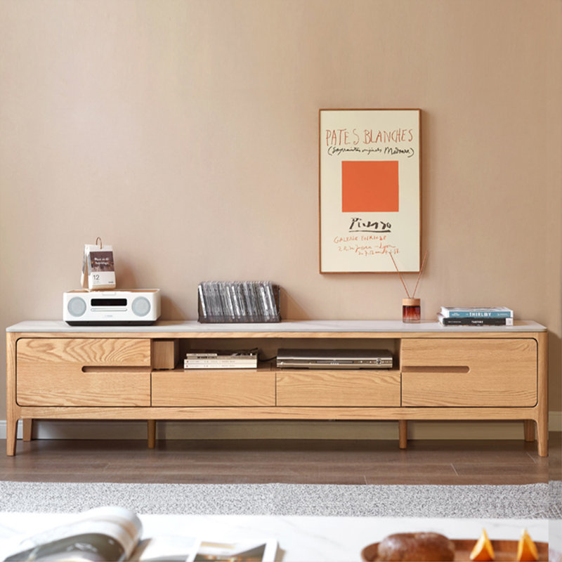 Meuble de rangement moderne et minimaliste pour meuble télé, H 19,69 po x L 70,87 po x l 13,78 po