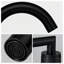 Robinet pour salle de bain à 2 poignées, noir mat, robinet de lavabo surdimensionné, 3 trous, robinet pivotant à 360 °, robinet de lavabo moderne, 8 pouces