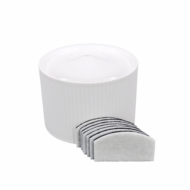Plat à eau automatique, Blanc