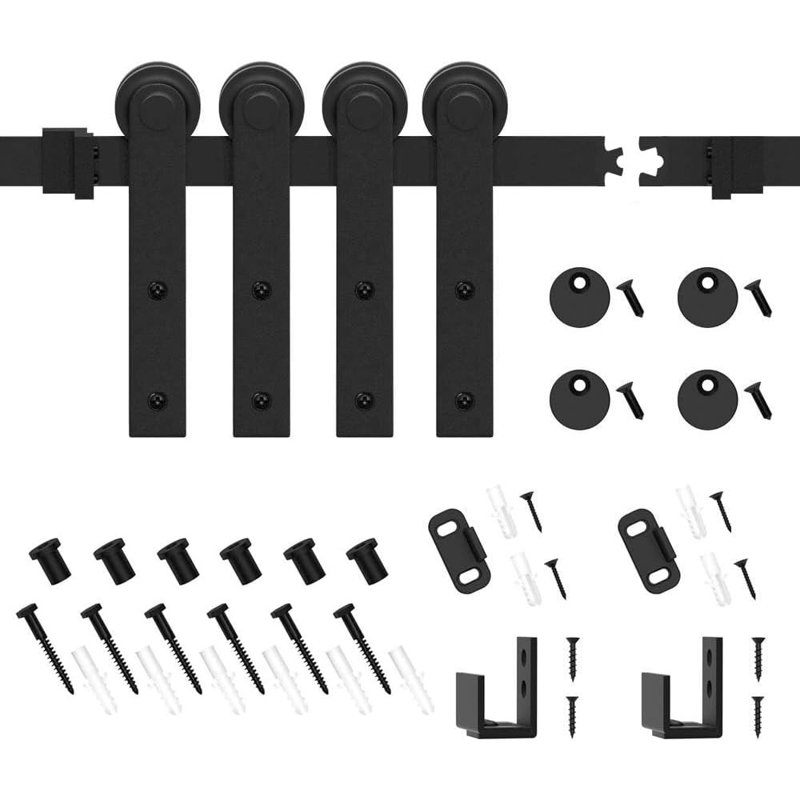 Ensemble de quincaillerie pour porte de grange 5 pi 5 po