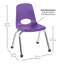 Chaise de classe empilable avec glissières à billes-128767878-128767877-83531675