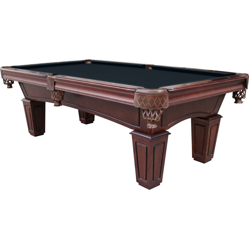 St Lawrence Slate Pool Table with Professional Installation Included, Black, Espresso