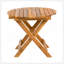 AUCUNE INSTALLATION REQUISE, PLATEAU EXTÉRIEUR EN BOIS ACACIA PLIABLE ET RÉGLABLE (FINITION Teck)