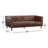  84'' Genuine Leather Chesterfield Sofa-378552841