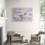 White Orchids on Lilac' Framed Print on Canvas